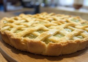 Torta con Arguta miele e kiwi