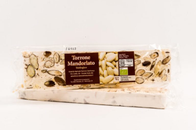 Torrone mandorlato biologico al miele Vismara: Vendita diretta on line