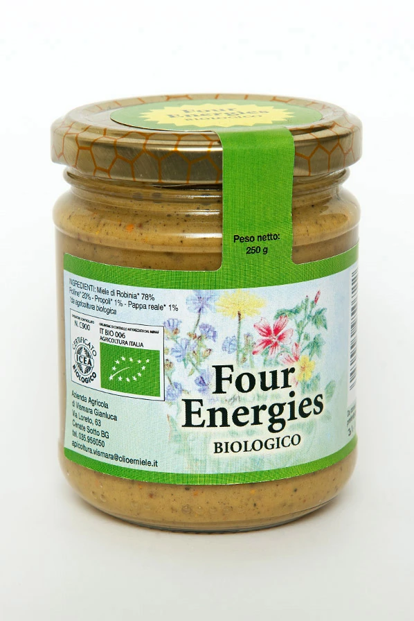 Four Energies energetico miele polline pappa reale propoli biologico naturale: Produzione e Vendita