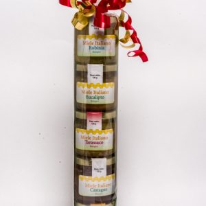 Una confezione regalo Miele per bomboniere e cerimonie.