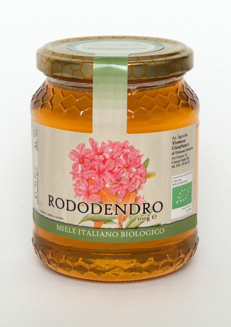 Miele biologico di Rododendro naturale: Produzione e Vendita dal produttore al consumatore