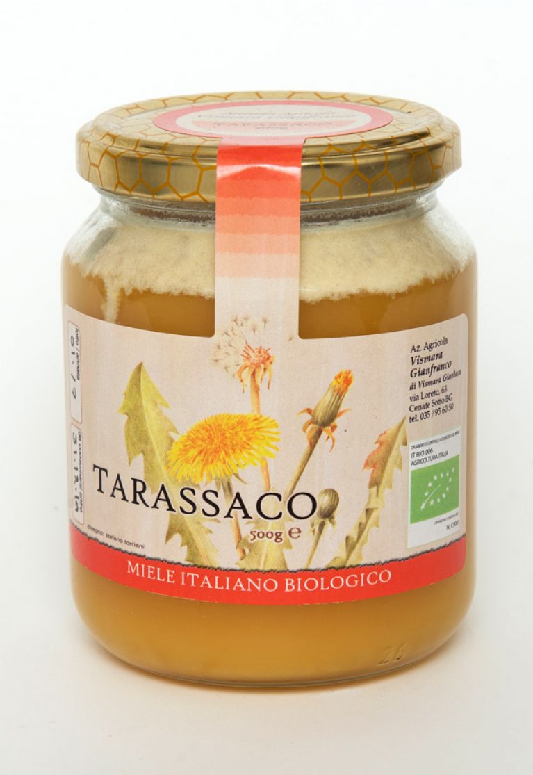 Miele biologico di tarassaco naturale: Produzione e Vendita dal produttore al consumatore