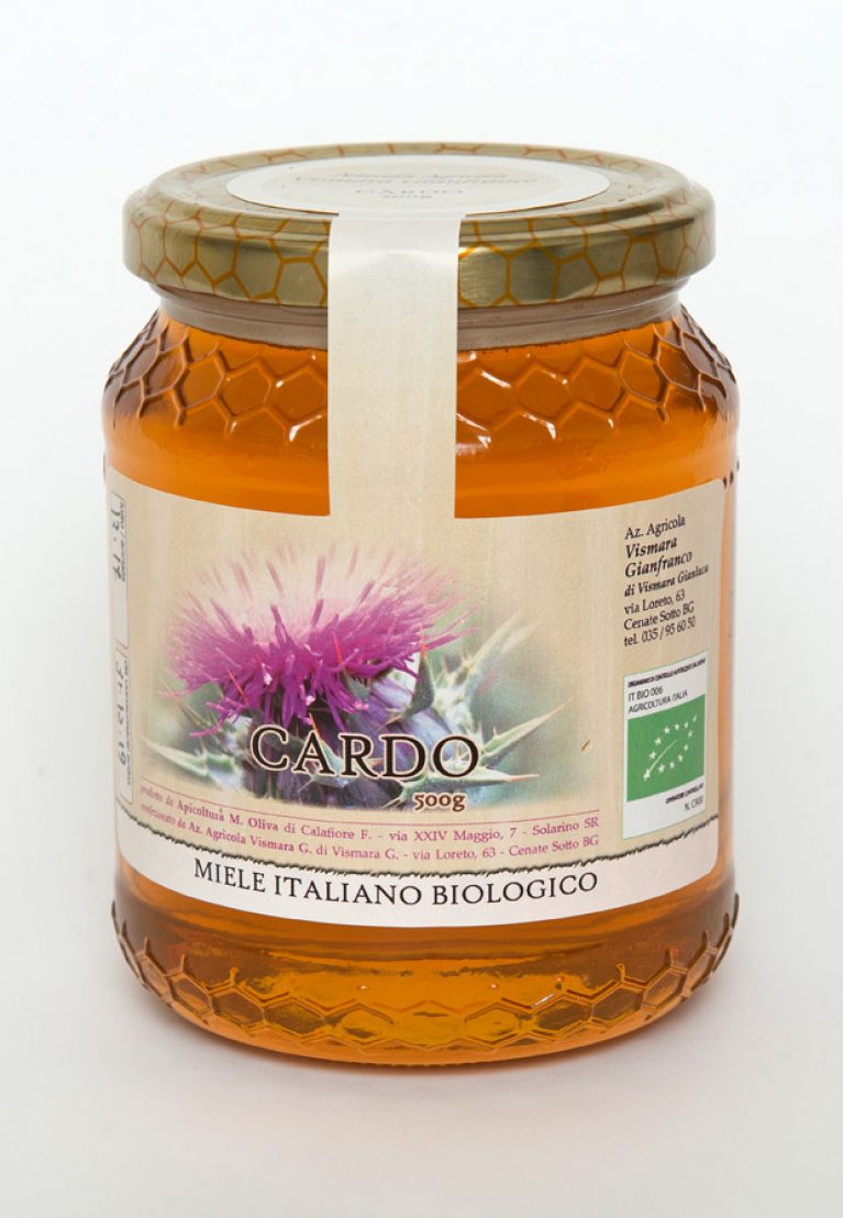 Miele biologico di Cardo: acquista on line un miele ricco di proprietà e benefici.