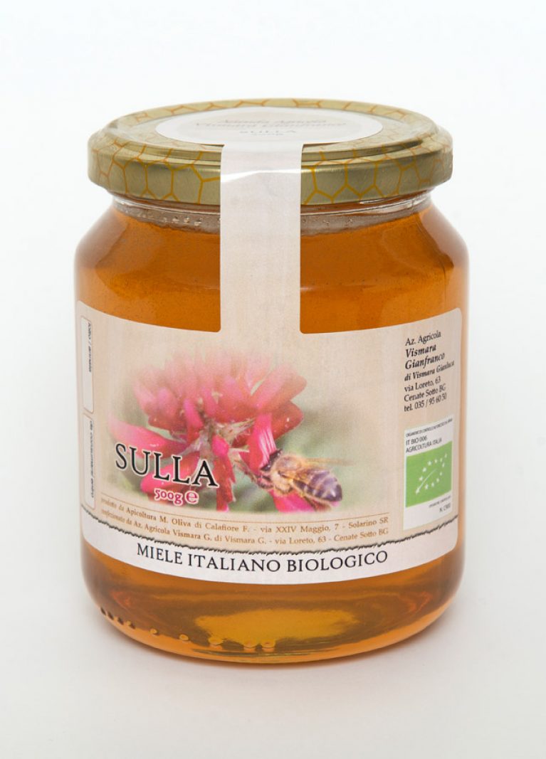 Miele biologico di sulla naturale: Produzione e Vendita dal produttore al consumatore