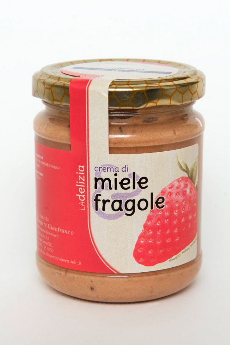 Crema Miele e fragole biologica naturale: Produzione e Vendita dal produttore al consumatore
