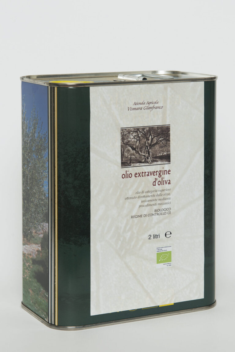 olio extravergine d'oliva biologico lattina Vismara