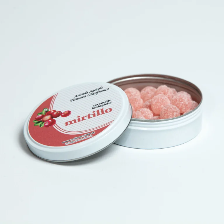 Caramelle al Mirtillo Metal Box - aperto